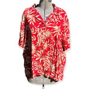 Vintage 90’s Erika II & Co plus size Hawaiian camp shirt